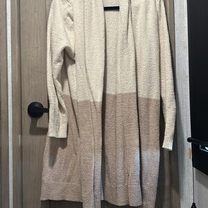 Mud Pie Cream and Tan Cardigan